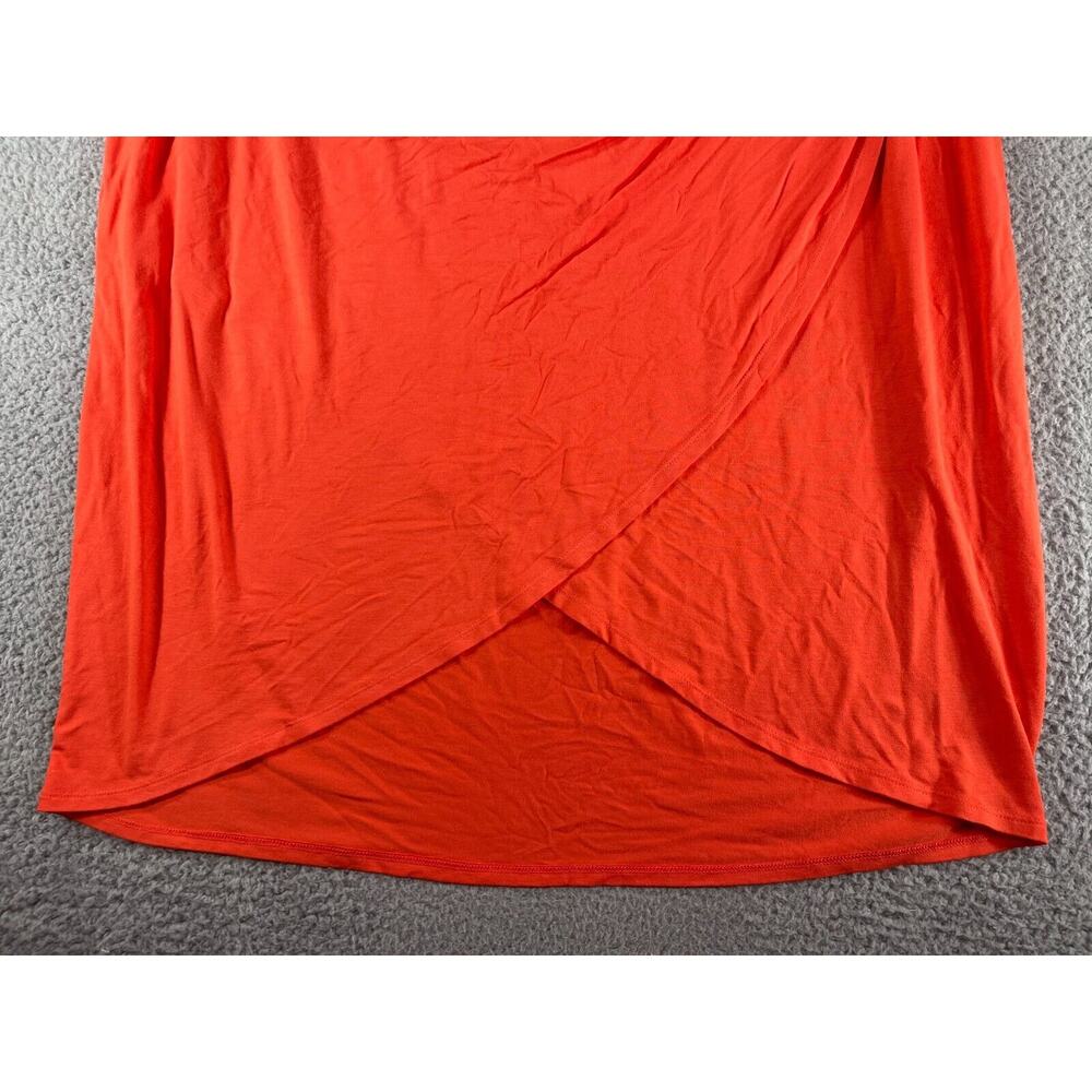 Ava & Viv Skirt Womens 2X Orange Stretch Waist Layered Flowy NWT - Picture 3 of 11